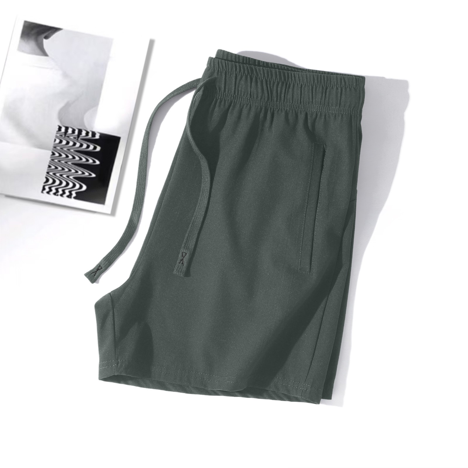 thumbnail image 2 of Pantalones de entrenamiento rectos de cintura alta para mujer - Poliéster transpirable - para correr y uso informal, 2 of 5